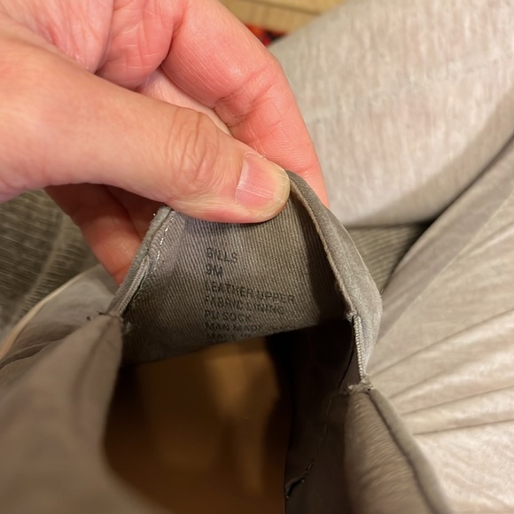 Steve Madden gills gray suede platform slip on sneaker size 9M - Picture 6 of 6